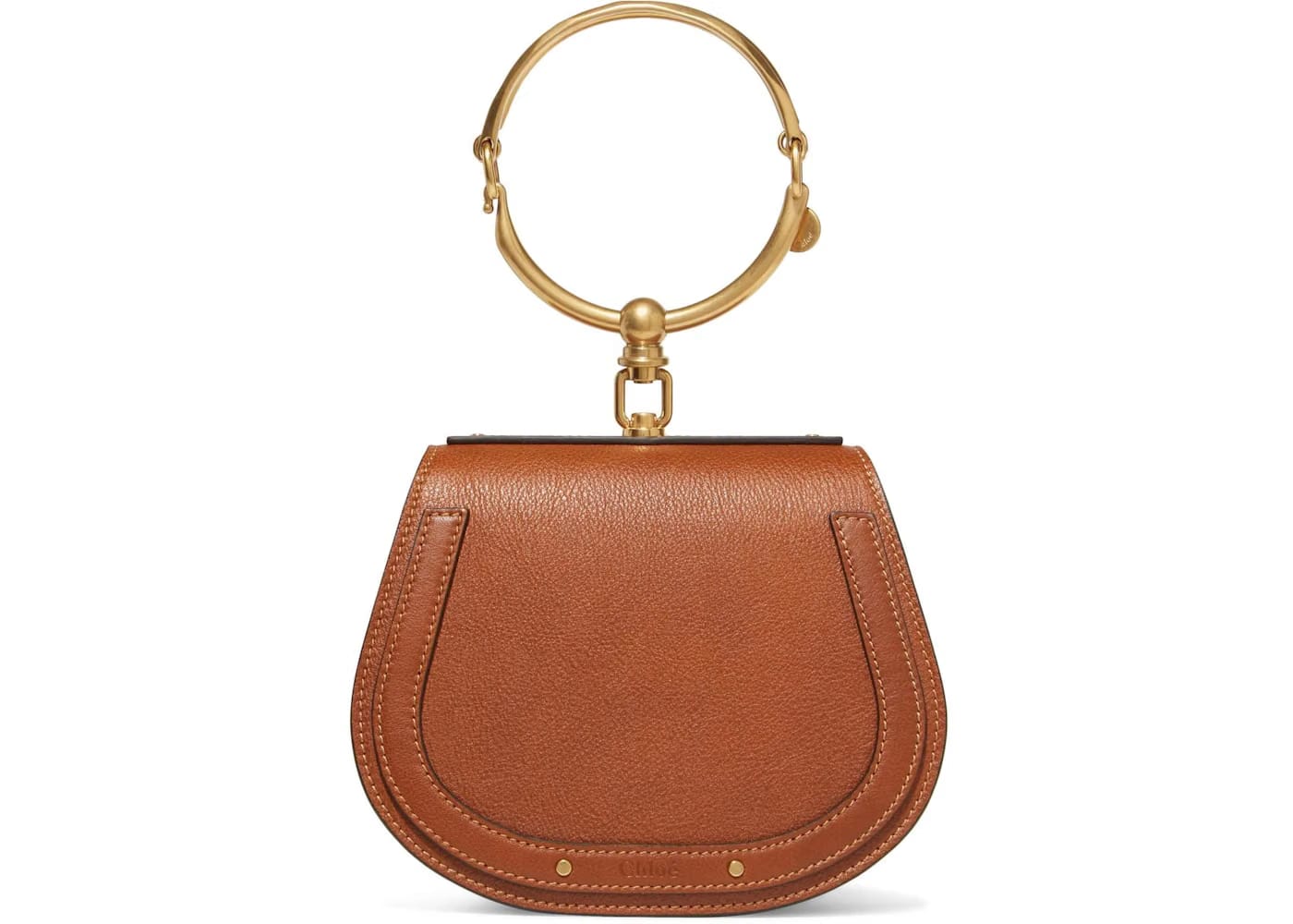 Chloe Nile Bracelet Crossbody Small Tan