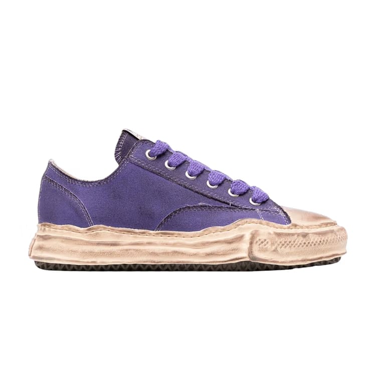 Maison Mihara Yasuhiro Peterson OG Sole Distressed Canvas Low Purple