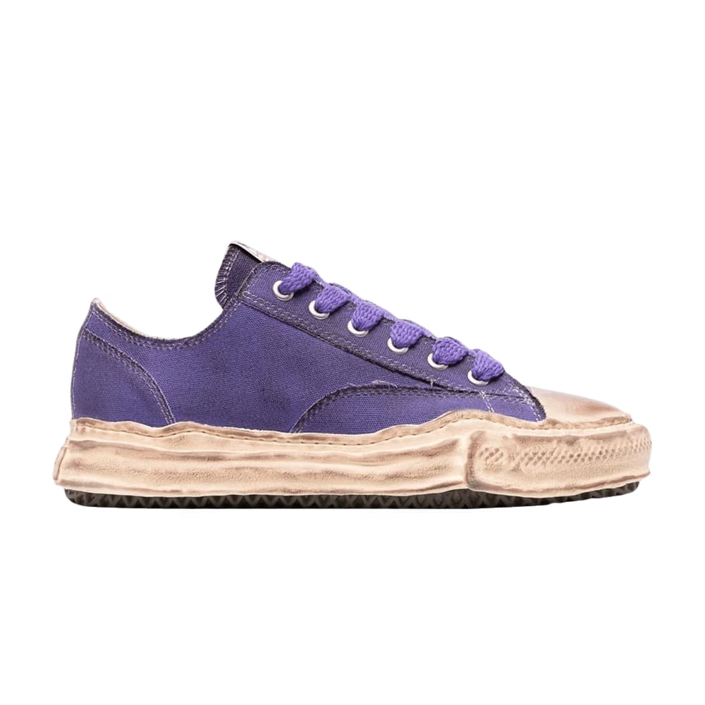 Maison Mihara Yasuhiro Peterson OG Sole Distressed Canvas Low Purple
