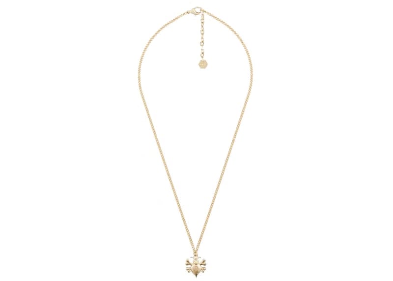 Dior And Shawn Pendant Necklace Silver-Gilt