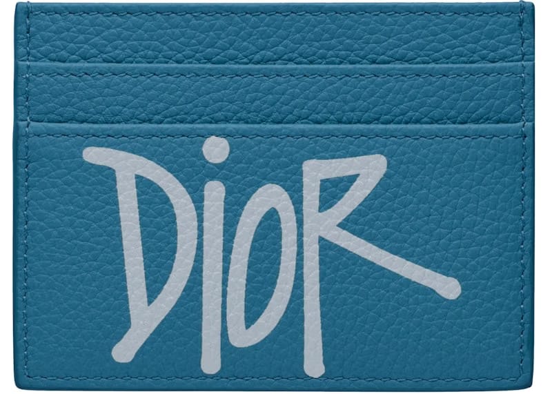 Dior And Shawn Card Holder (4 Card Slot) Navy Blue