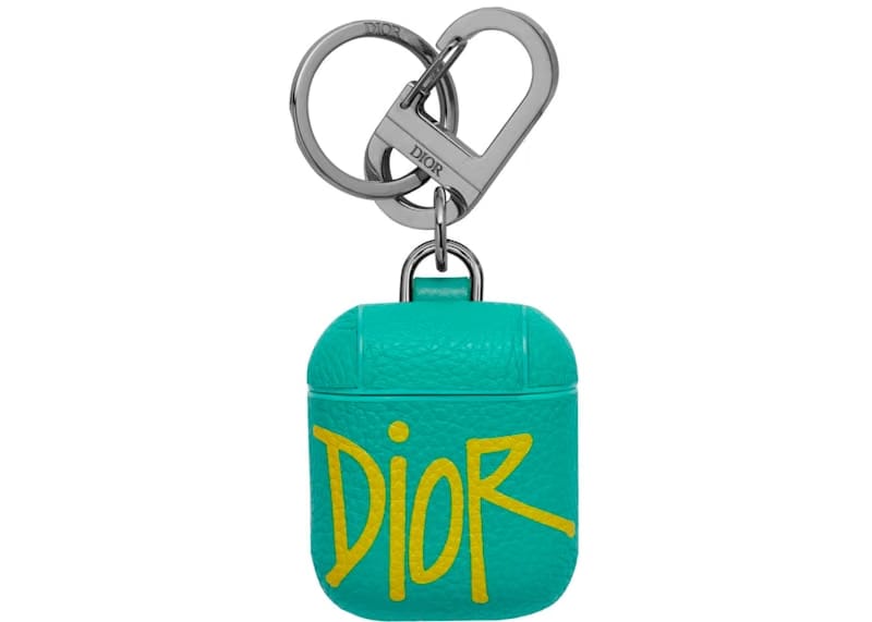 Dior And Shawn Airpods Case Green/Yellow