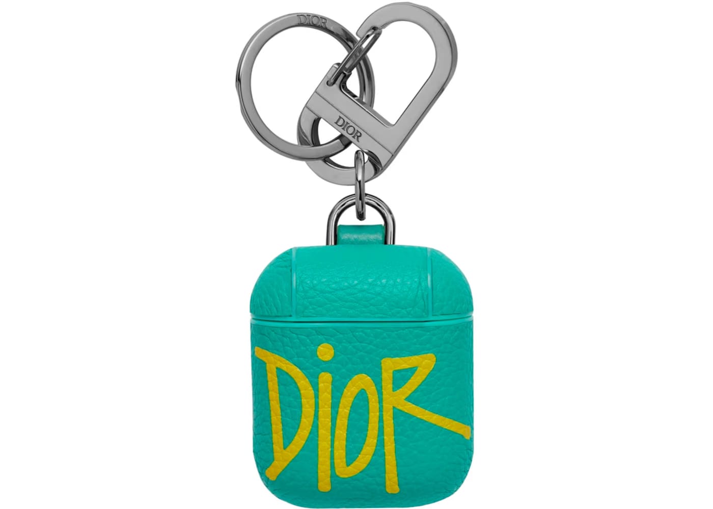 Dior And Shawn Airpods Case Green/Yellow