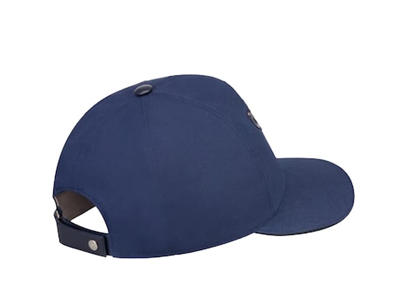 Dior Christian Dior Atelier Baseball Cap Blue Cotton Canvas