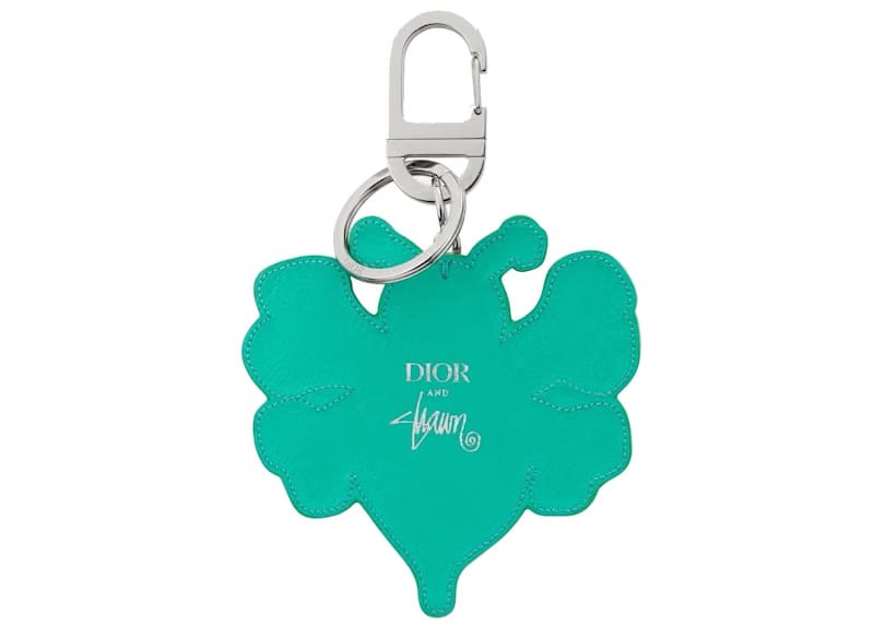 Dior And Shawn Bee Key Ring Green/Yellow