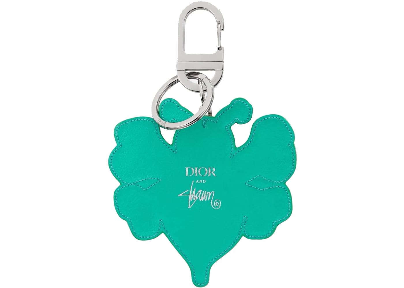 Dior And Shawn Bee Key Ring Green/Yellow