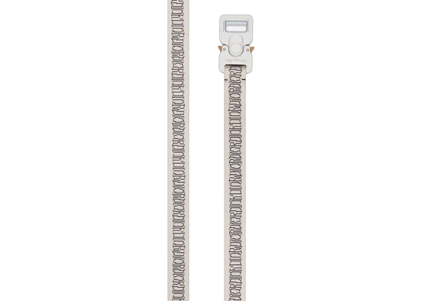 Dior And Shawn Belt 25 MM Beige/Navy Blue