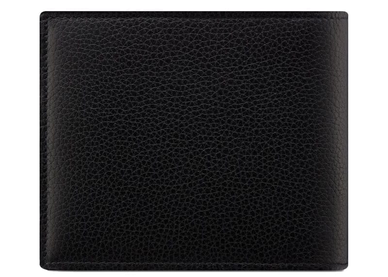 Dior And Shawn Wallet (8 Card Slot) Bee Black