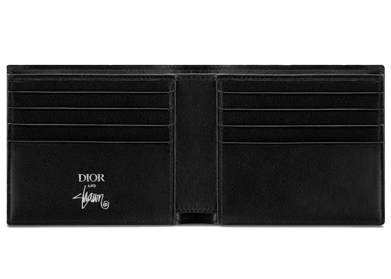 Dior And Shawn Wallet (8 Card Slot) Bee Black