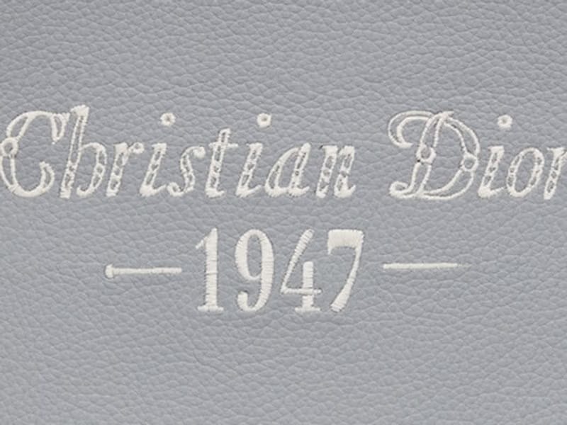 Dior by Birkenstock Christian Dior 1947 Signature A5 Pouch Dior Gray