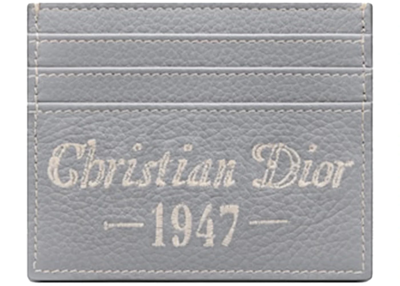 Dior by Birkenstock Christian Dior 1947 Signature (6 Card Slot) Card Holder Dior Gray