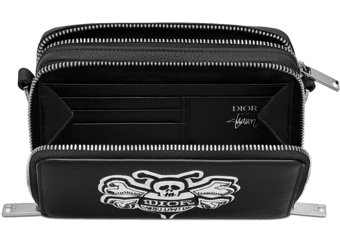 Dior And Shawn Pouch with Strap Black