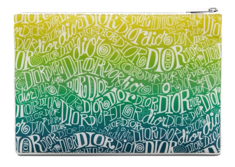 Dior And Shawn Pouch Nylon Multicolor