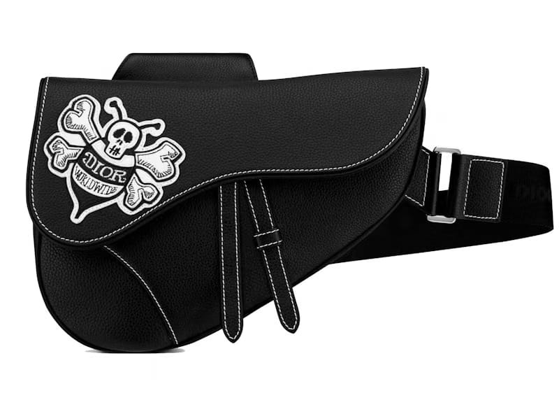 Dior And Shawn Saddle Bag Bee Black
