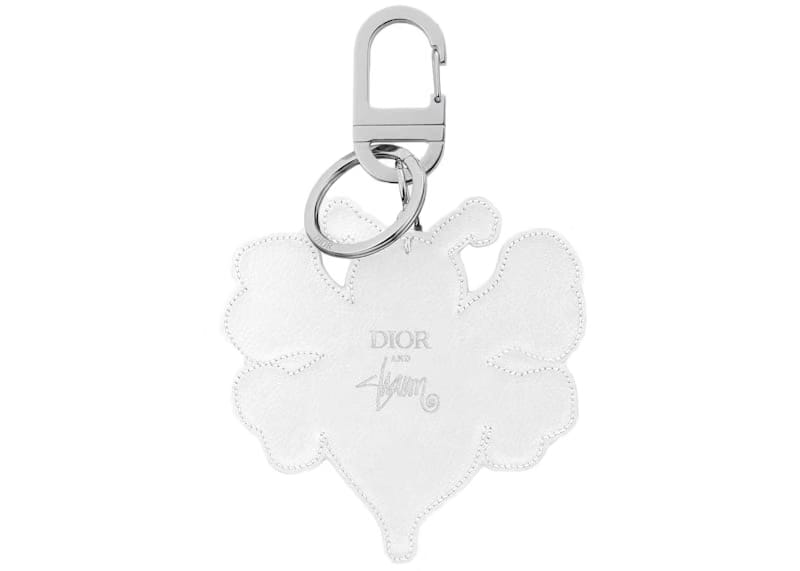 Dior And Shawn Bee Key Ring Black/White