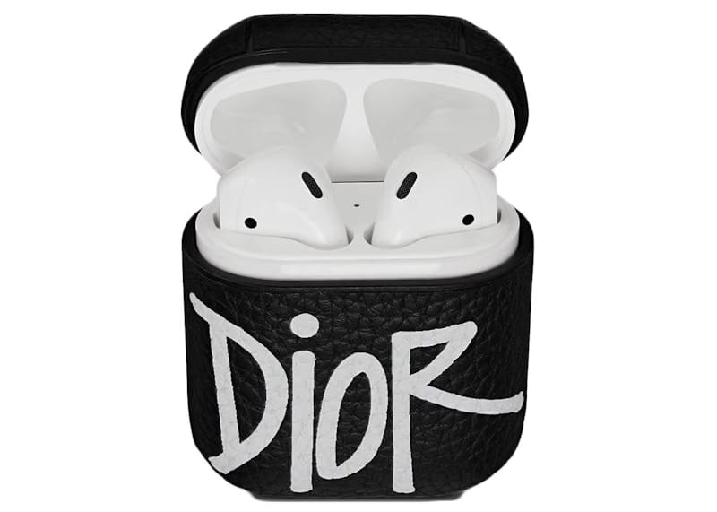 Dior And Shawn Airpods Case Black