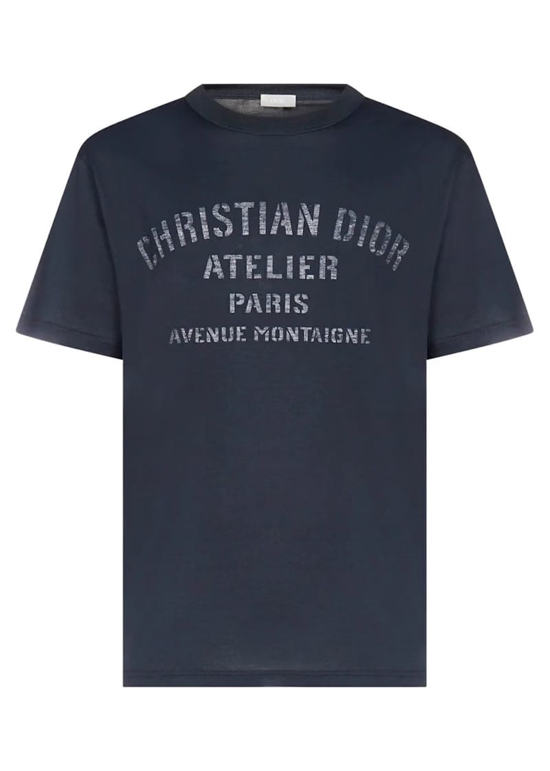Dior Oversized Christian Dior Atelier T-Shirt Navy