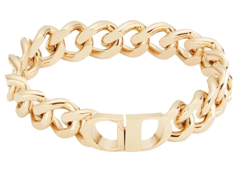 Dior Icon CD Bracelet Metal with Gold Finish