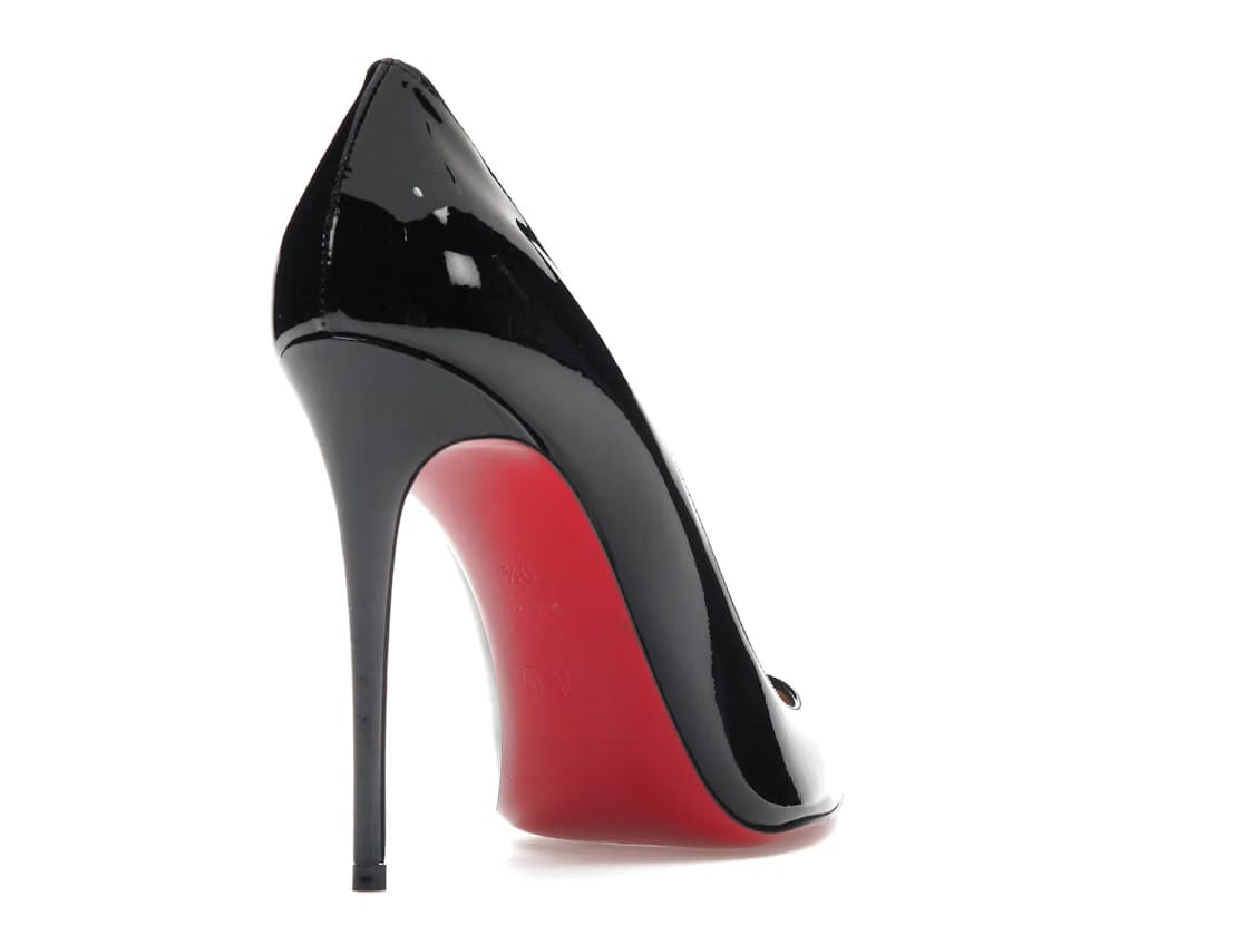Christian Louboutin Kate 100mm Pump Black Patent Leather