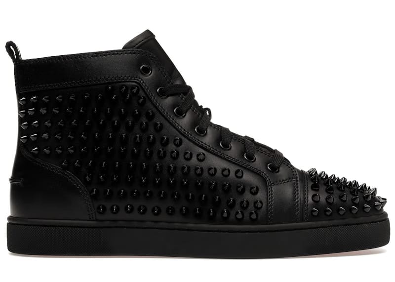 Christian Louboutin Spikes High Black