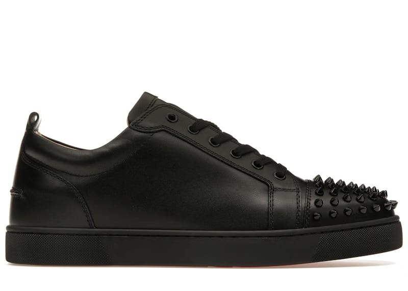 Christian Louboutin Louis Junior Spikes Flat Black