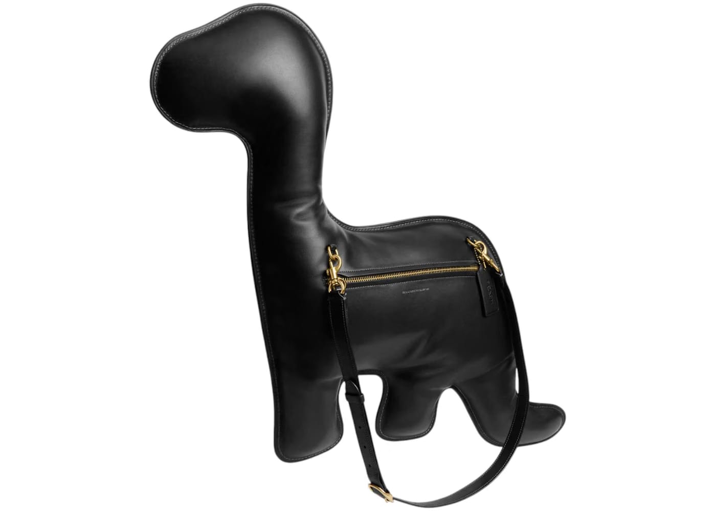 Coach Dino Kisslock Frame Bag Brass/Black