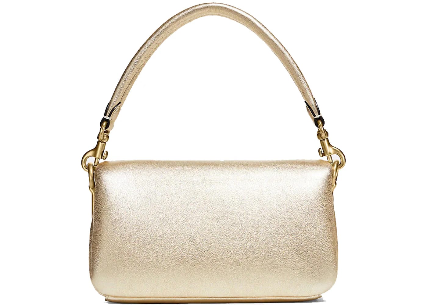 Coach Pillow Tabby Shoulder Bag 18 Metallic Soft Gold