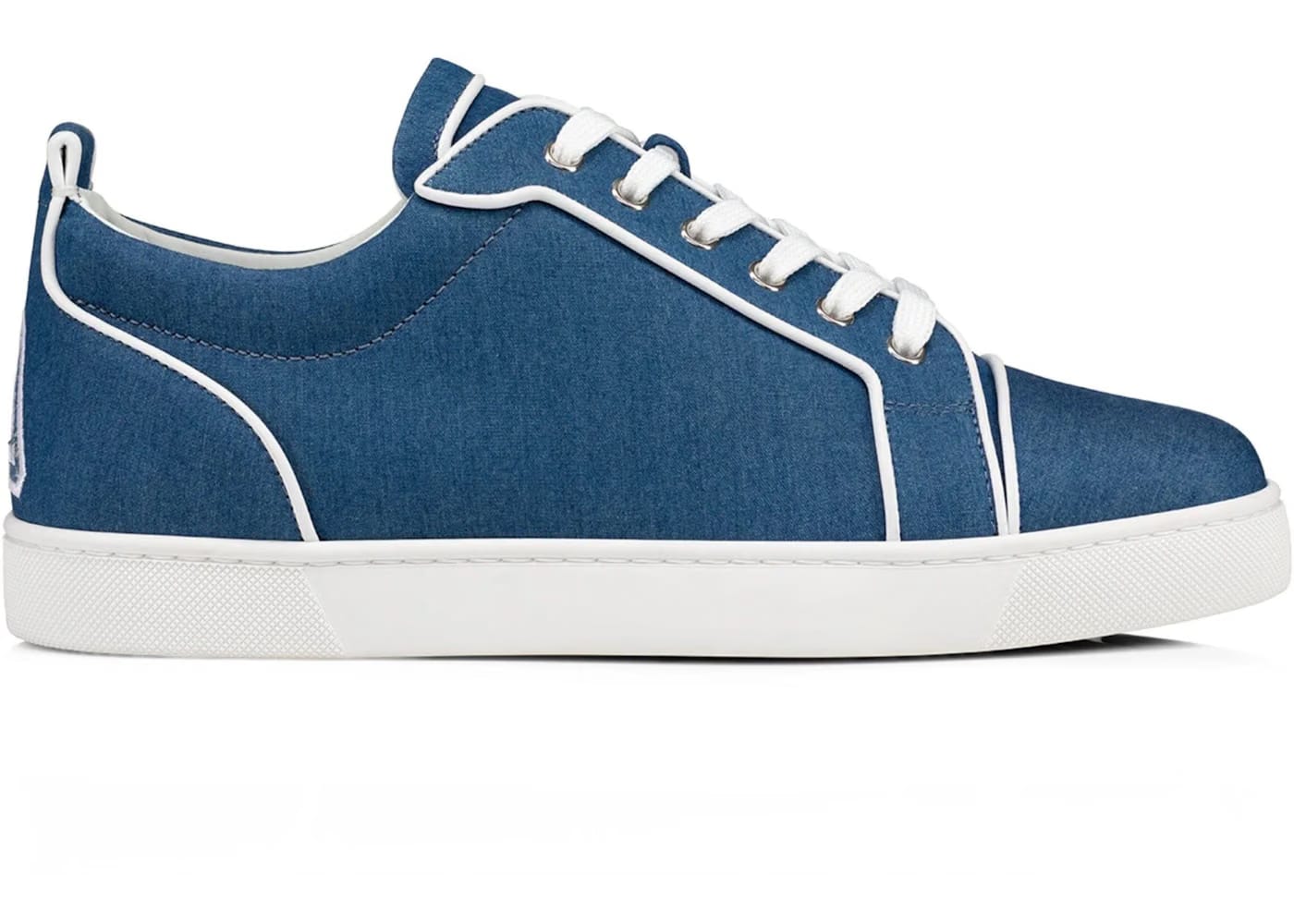 Christian Louboutin Varsijunior Flat Blue White
