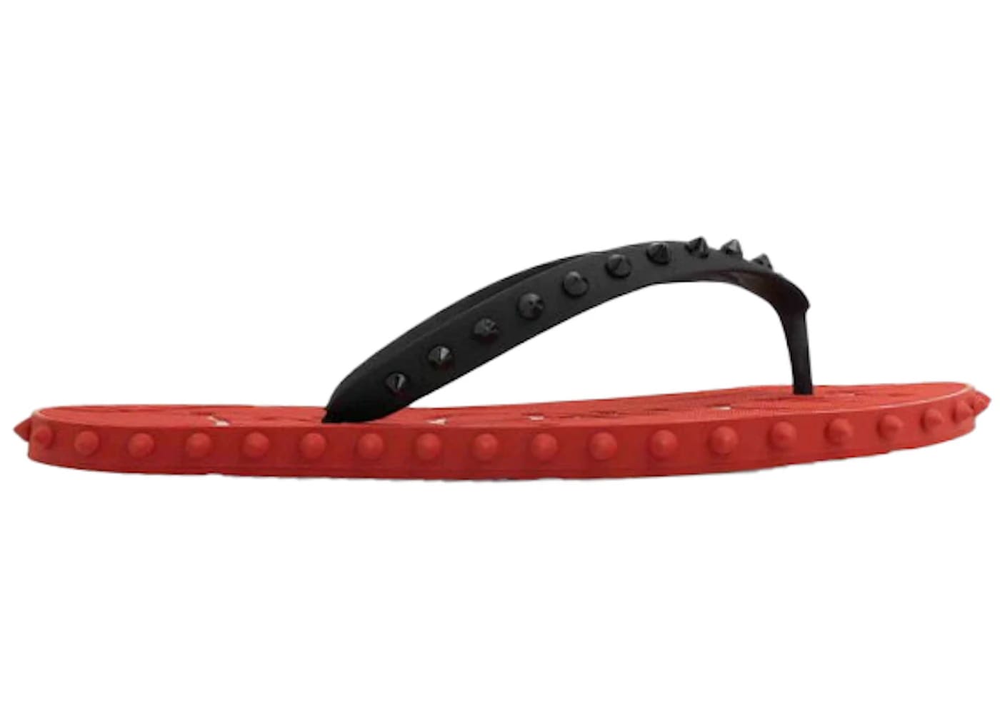Christian Louboutin Super Loubi Flip Flop Black/Red