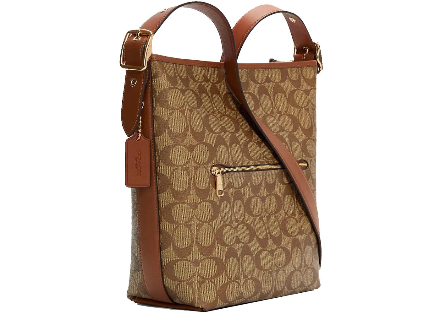 Coach Val Legacy Stripe Crossbody Bag Khaki/Multi