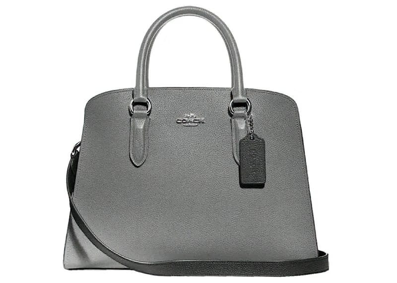 Coach Color Block Carryall Bag Heather Grey
