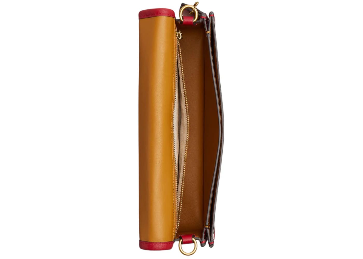 Coach Dinky Bag Cherry Print Brass/Chalk Multi