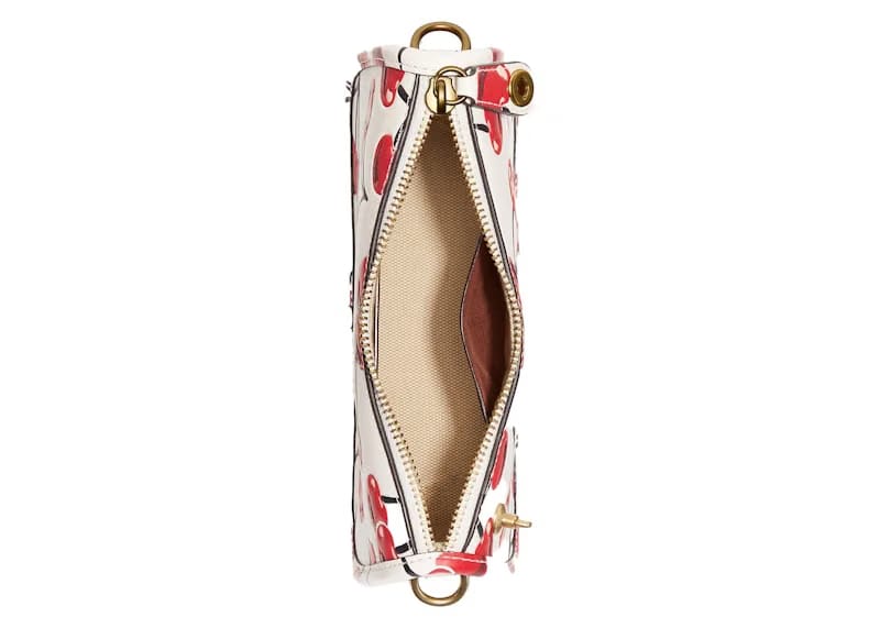 Coach Swinger 20 With Cherry Print Chalk/Multicolor