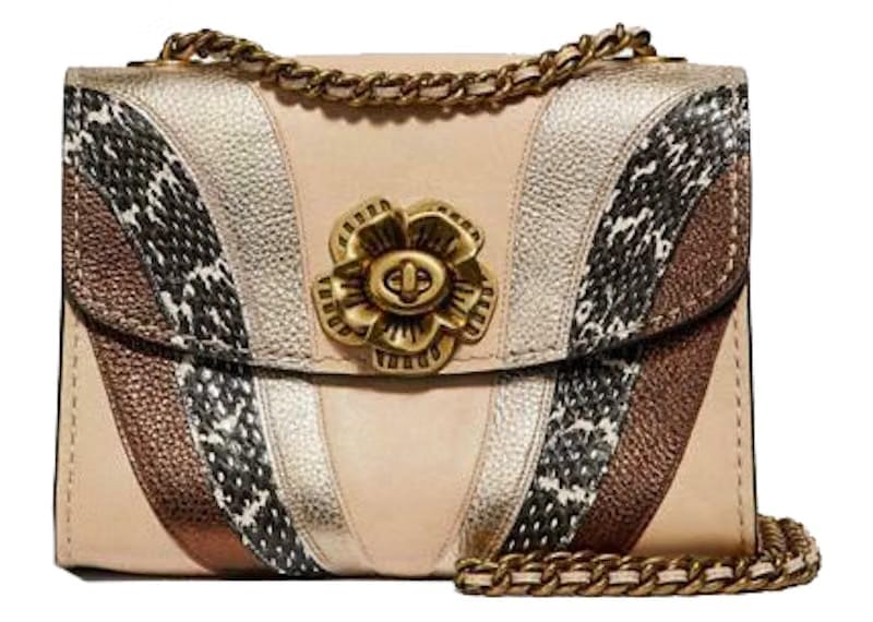 Coach Parker Shoulder Bag 18 Ivory/Multi