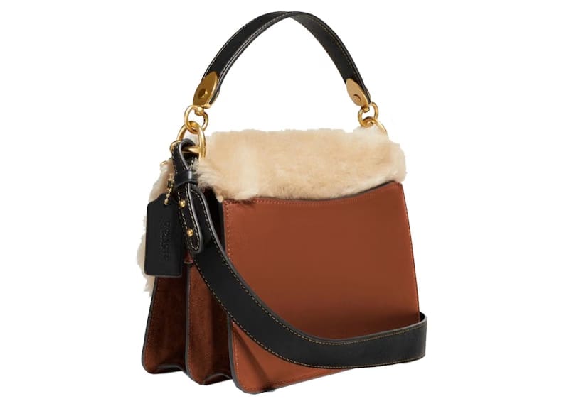 Coach Beat Shoulder Bag Saddle Natural
