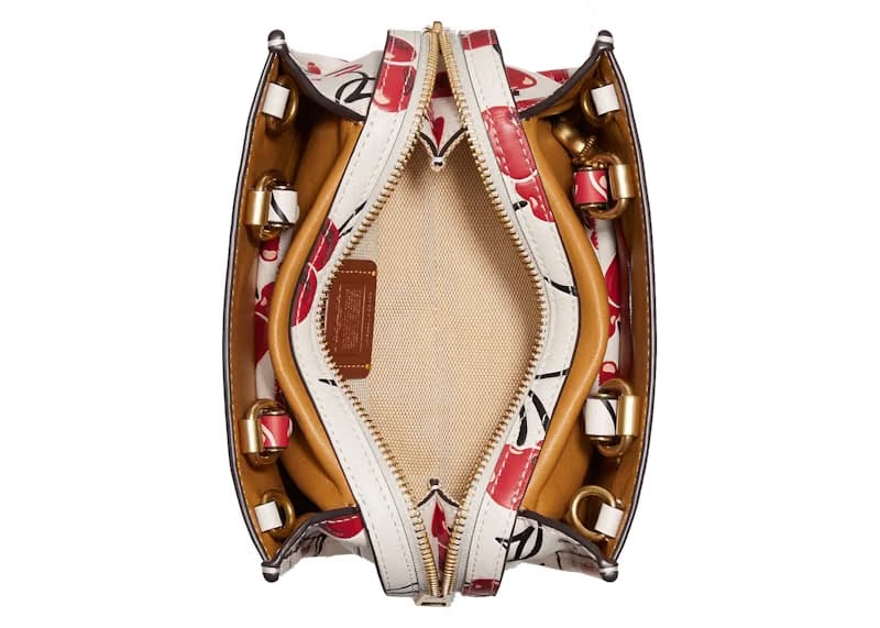 Coach Rogue 17 With Cherry Print Chalk/Multicolor