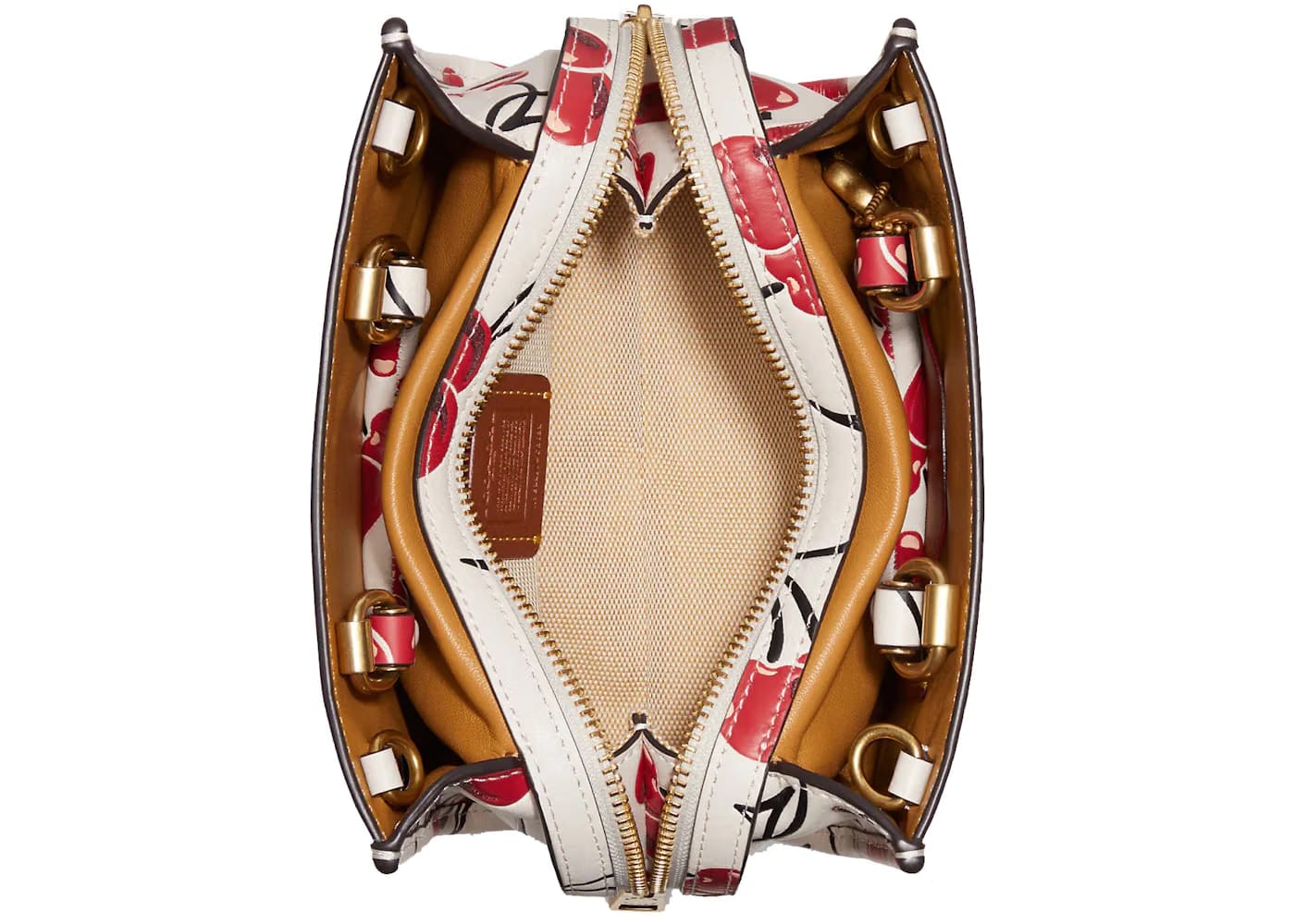 Coach Rogue 17 With Cherry Print Chalk/Multicolor