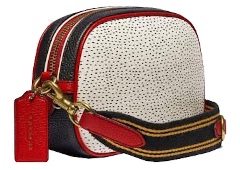Coach x Disney Mickey Mouse Badge Camera Bag Small Black/White