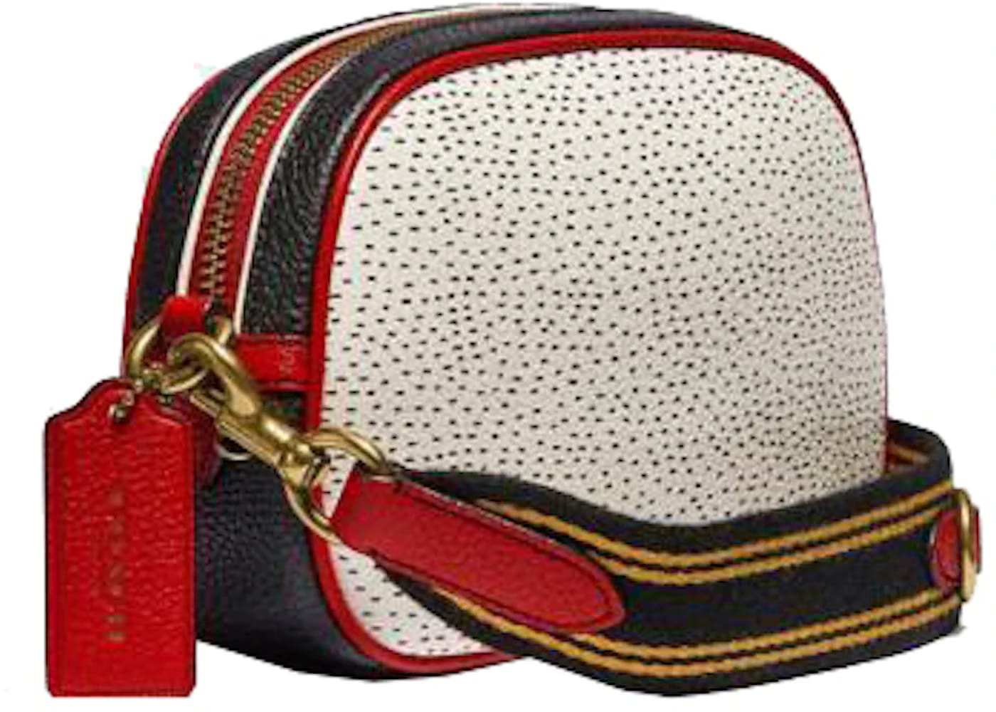 Coach x Disney Mickey Mouse Badge Camera Bag Small Black/White