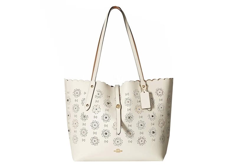 Coach Market Tote Bag Large Light Chalk
