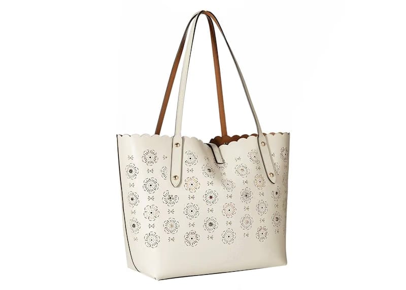Coach Market Tote Bag Large Light Chalk