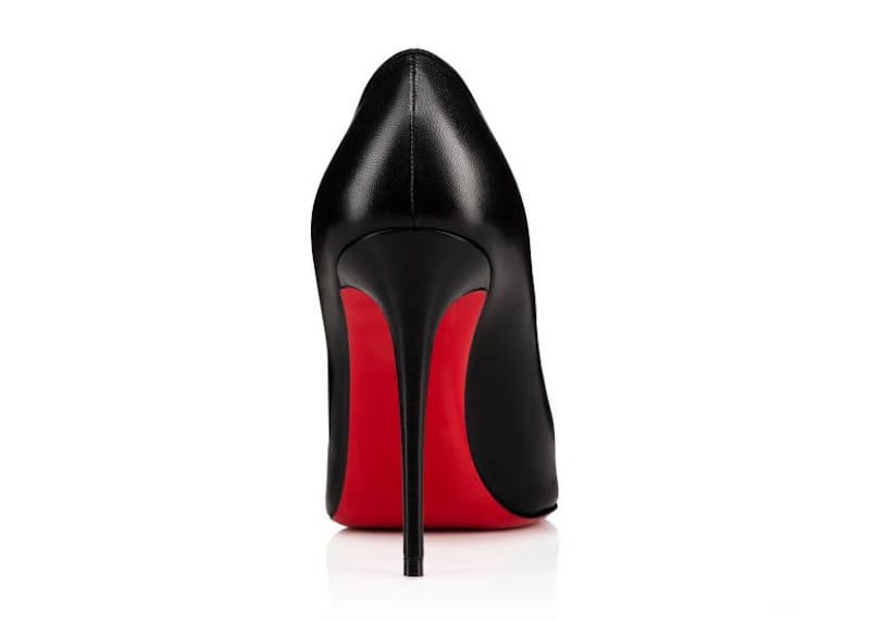 Christian Louboutin Kate 100mm Pump Black Nappa Leather