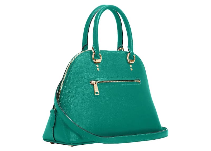 Coach Katy Satchel Dome Bag Medium Bright Jade