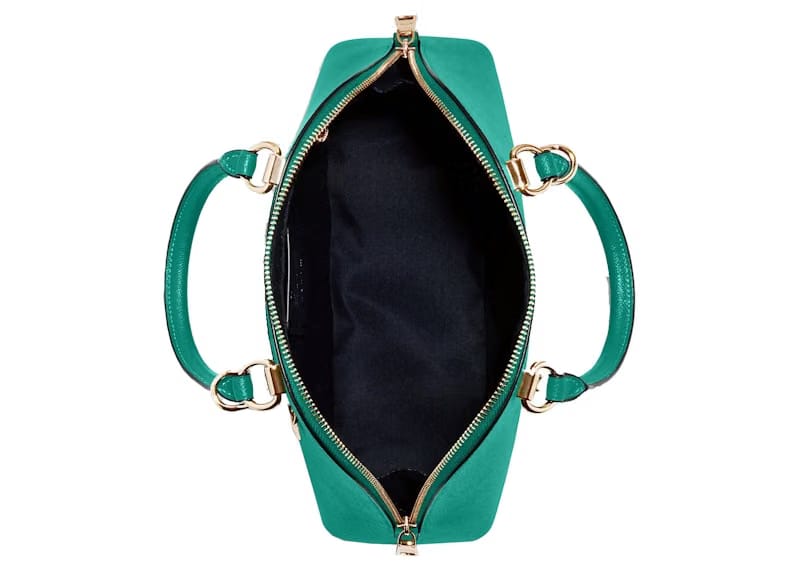 Coach Katy Satchel Dome Bag Medium Bright Jade