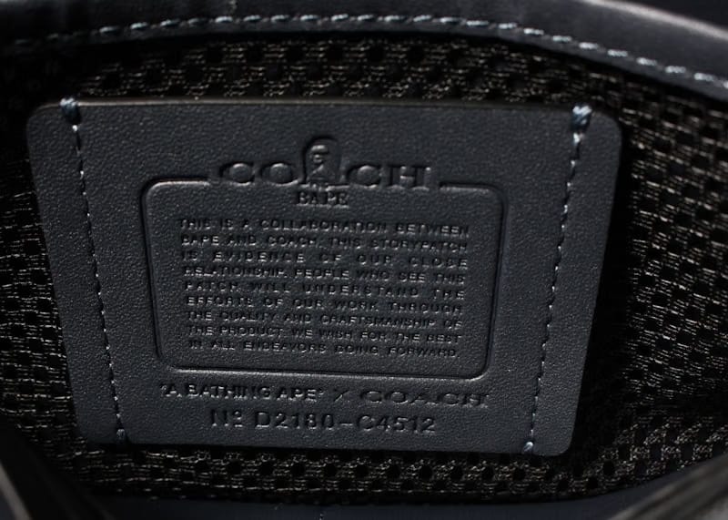 Coach x BAPE Turnlock Tab Belt Bag Navy