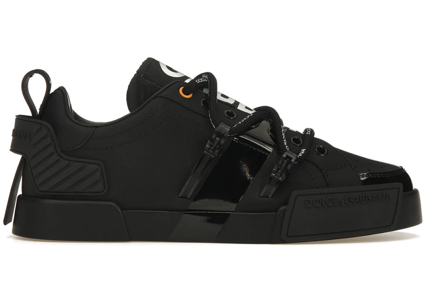 Dolce & Gabbana Portofino Strapped Black White