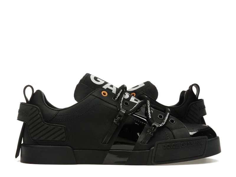 Dolce & Gabbana Portofino Strapped Black White