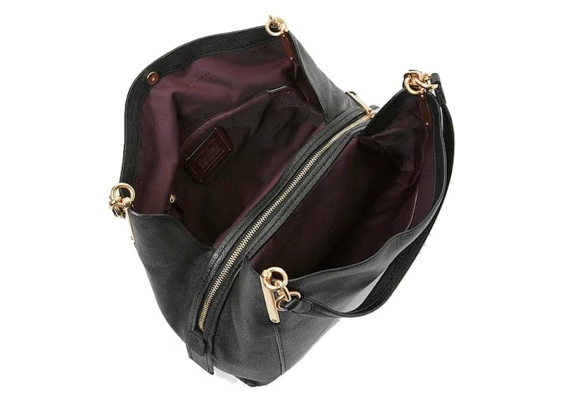 Coach Dalton Hobo Medium Black/Red