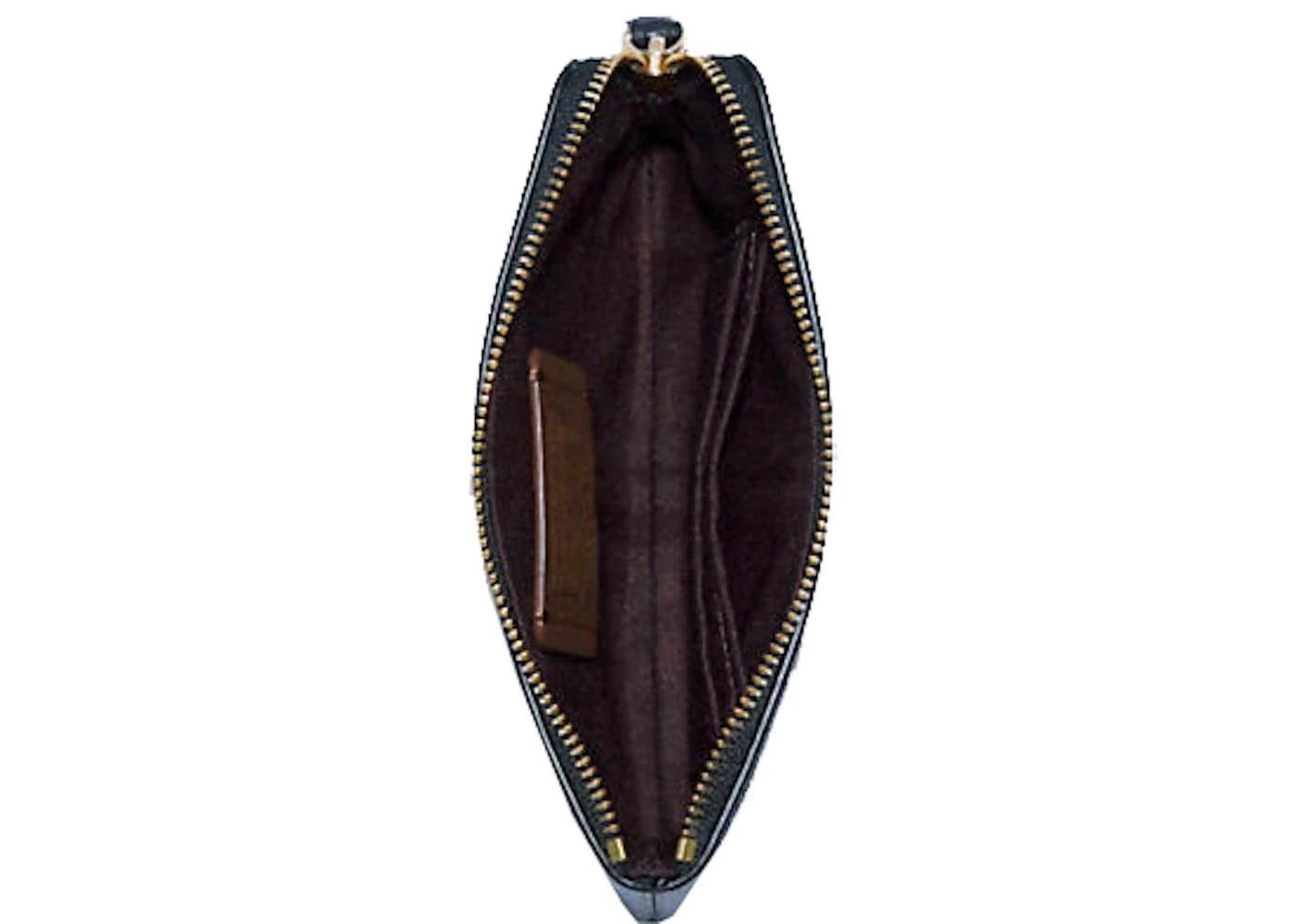 Coach x Jean-Michel Basquiat Corner Zip Wristlet Black
