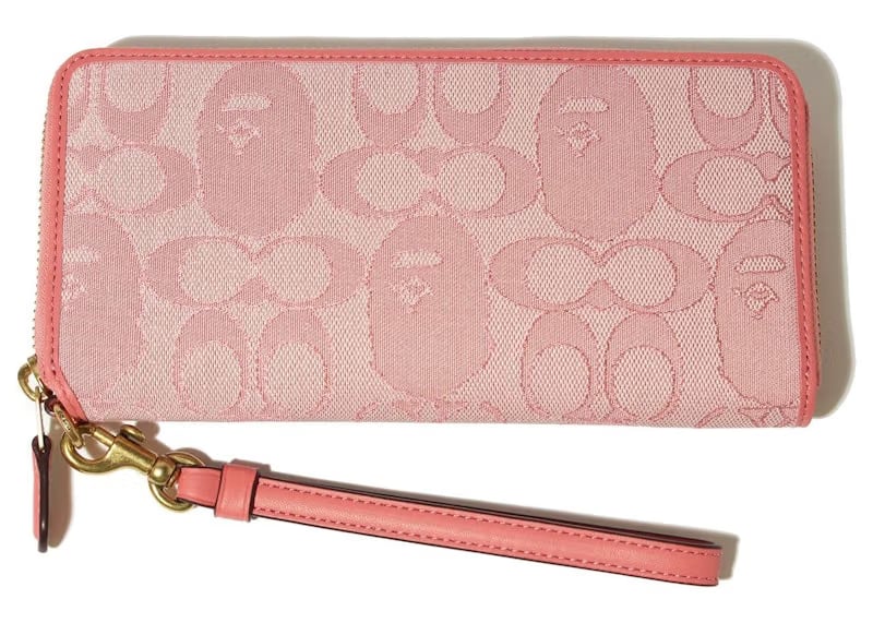 Coach x BAPE Phone Wallet Pink